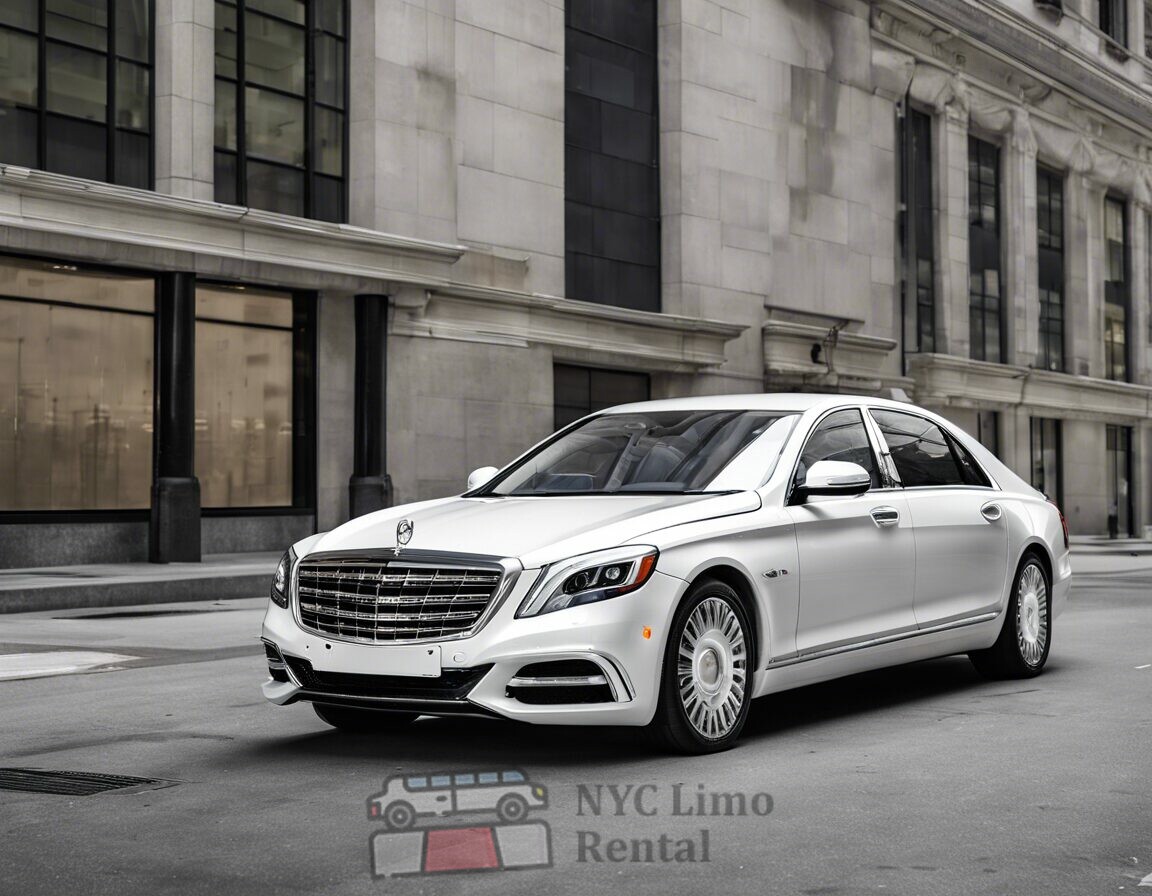 NYC Limousine Rental provides Maybach White online